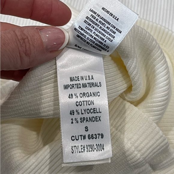 Citizens of Humanity Women Parie Twist Top Milque Off White Size Small NEW - Picture 11 of 11